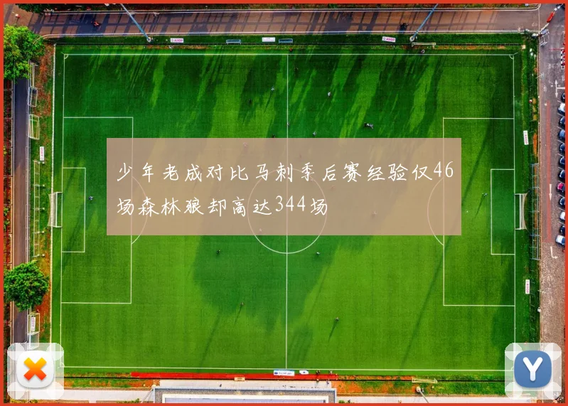 少年老成对比马刺季后赛经验仅46场森林狼却高达344场